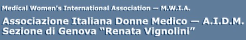 Associazione Italiana Donne Medico  A.I.D.M.
Sezione di Genova Renata Vignolini